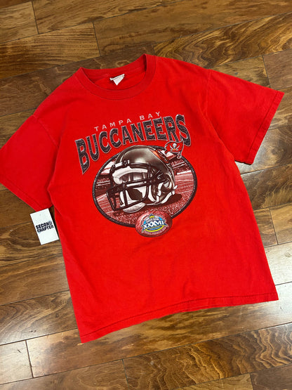 2003 Tampa Bay Buccaneers Super Bowl Helmet Tee (M)