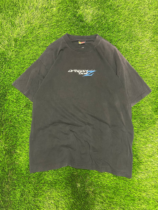 2000 Dragon Ball Z Gohan Goku Z Fighters Vintage Anime Faded Grail Tee (XL)