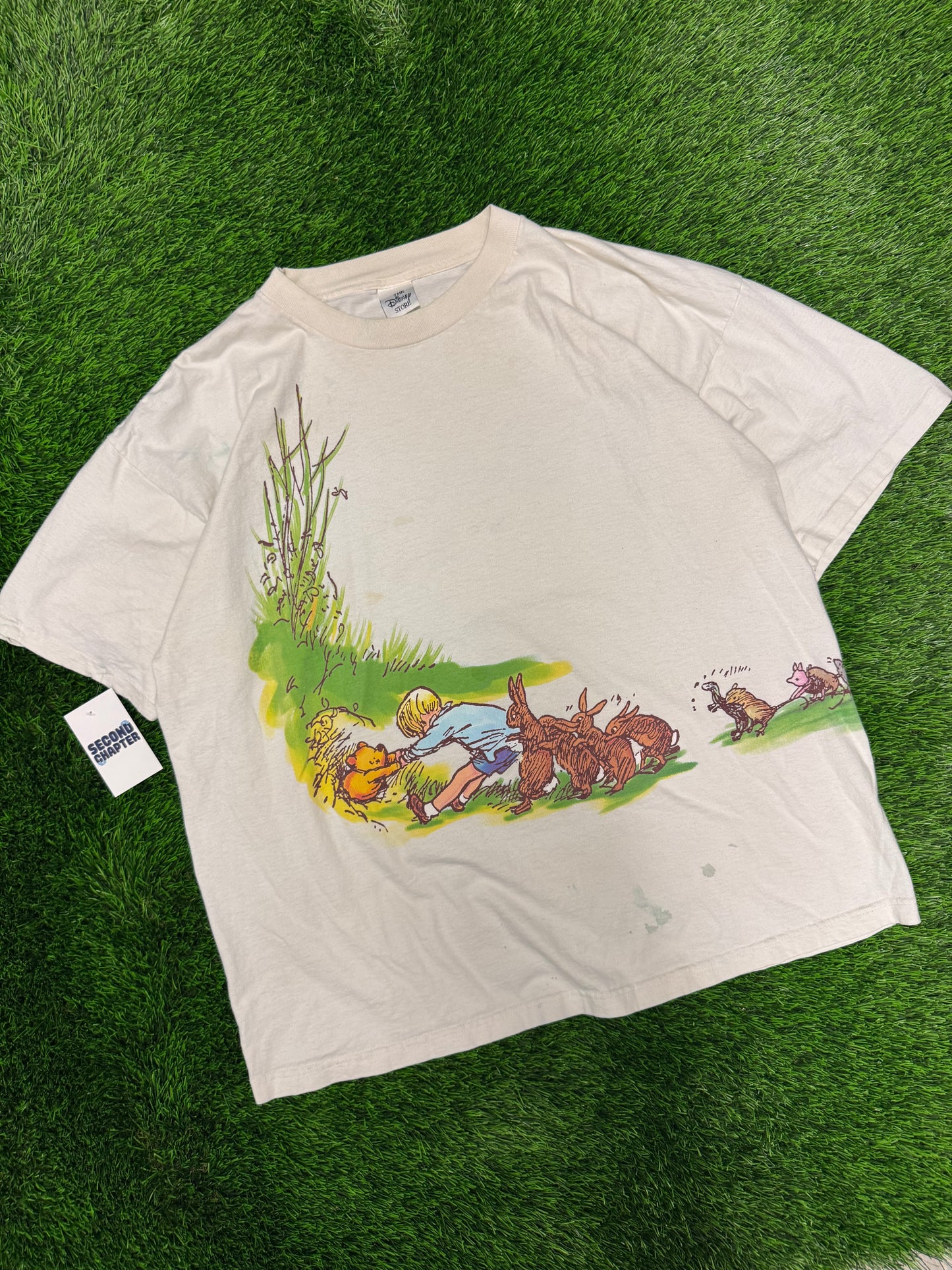 90s Winnie The Pooh And Friends Wrap Around Disney Tee (XXL)