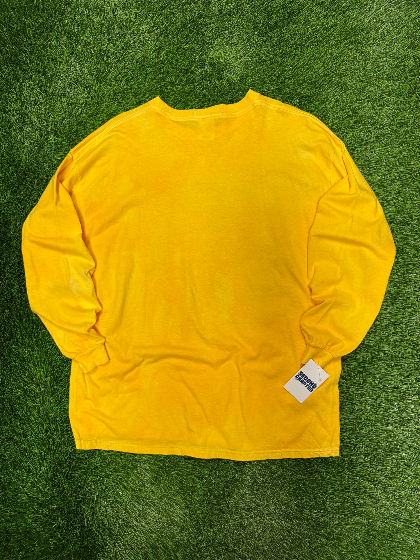 2000 New York Yankees v Mets Subway Series Vintage Dyed Long Sleeve Tee (XL)