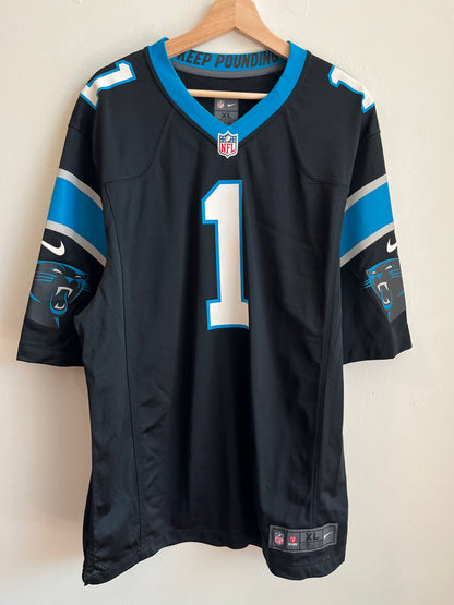 2010s Carolina Panthers Cam Newton Nike Home Jersey (XL)