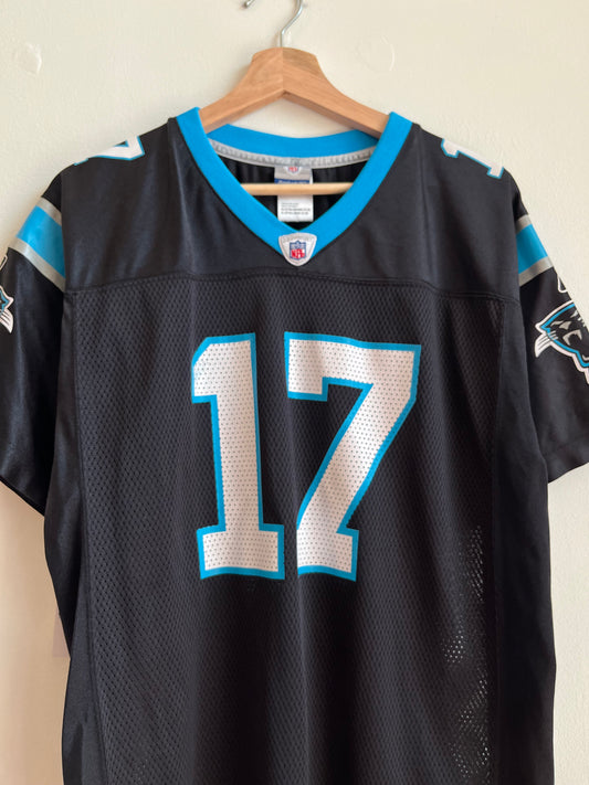00s Carolina Panthers Jake Delhomme Reebok Jersey (Youth L)