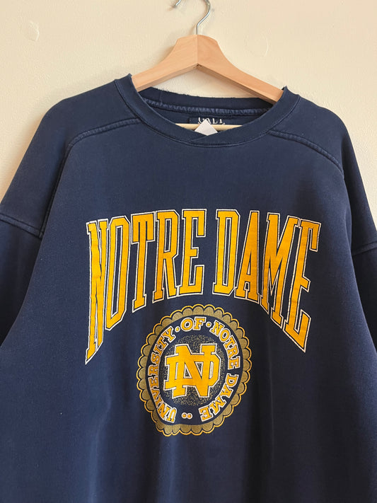 90s Notre Dame Galt Sand Crewneck (L)