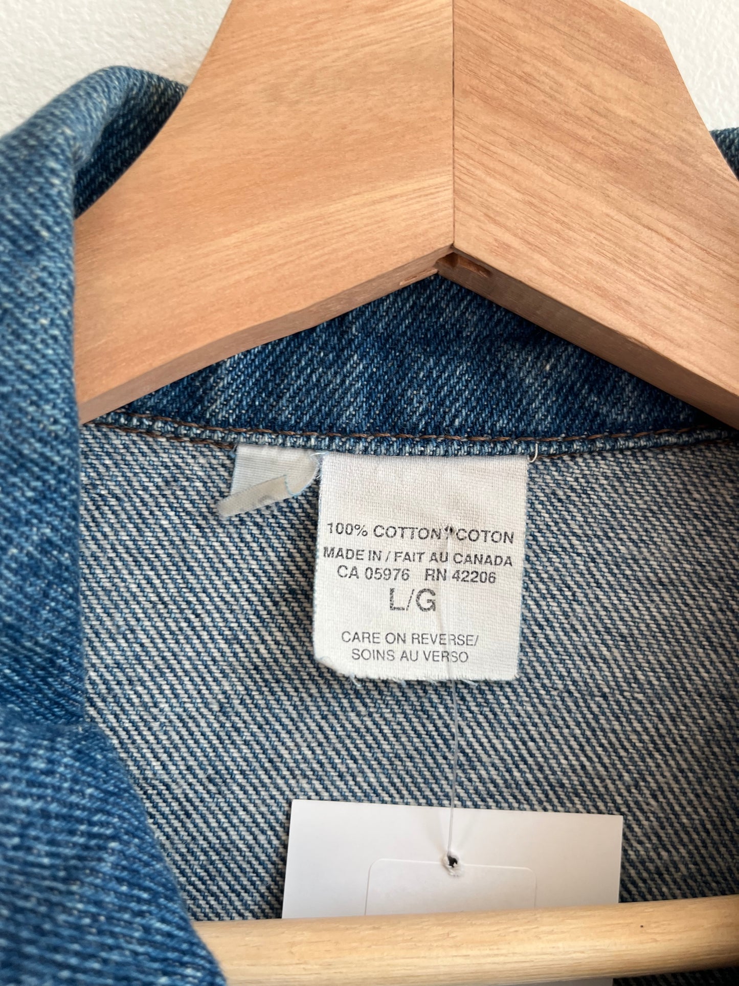 90s Camel Cigarette Jean Jacket (L)