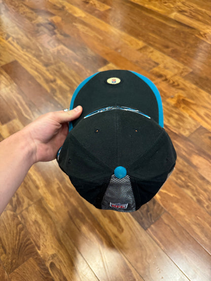 00s Carolina Panthers Sports Specialties Striped Hat (OS)