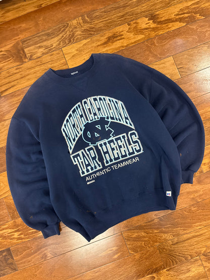 90s UNC Thrashed Vintage Russell Crewneck (XL)