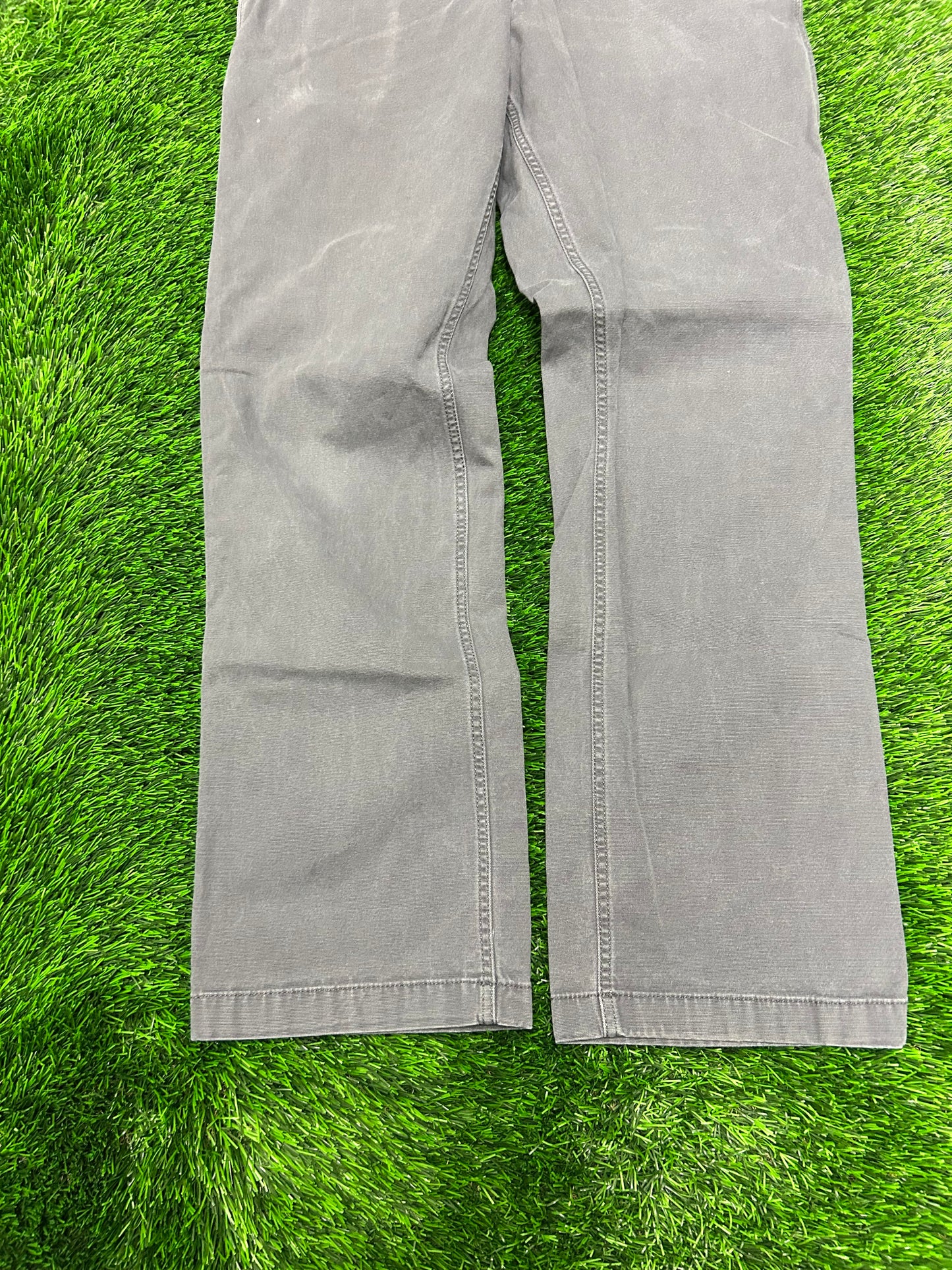 Carhartt Grey Workwear Relaxed Fit Pants (34 x 34)