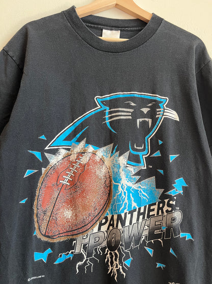 1993 Carolina Panthers Power Football Tee (L)