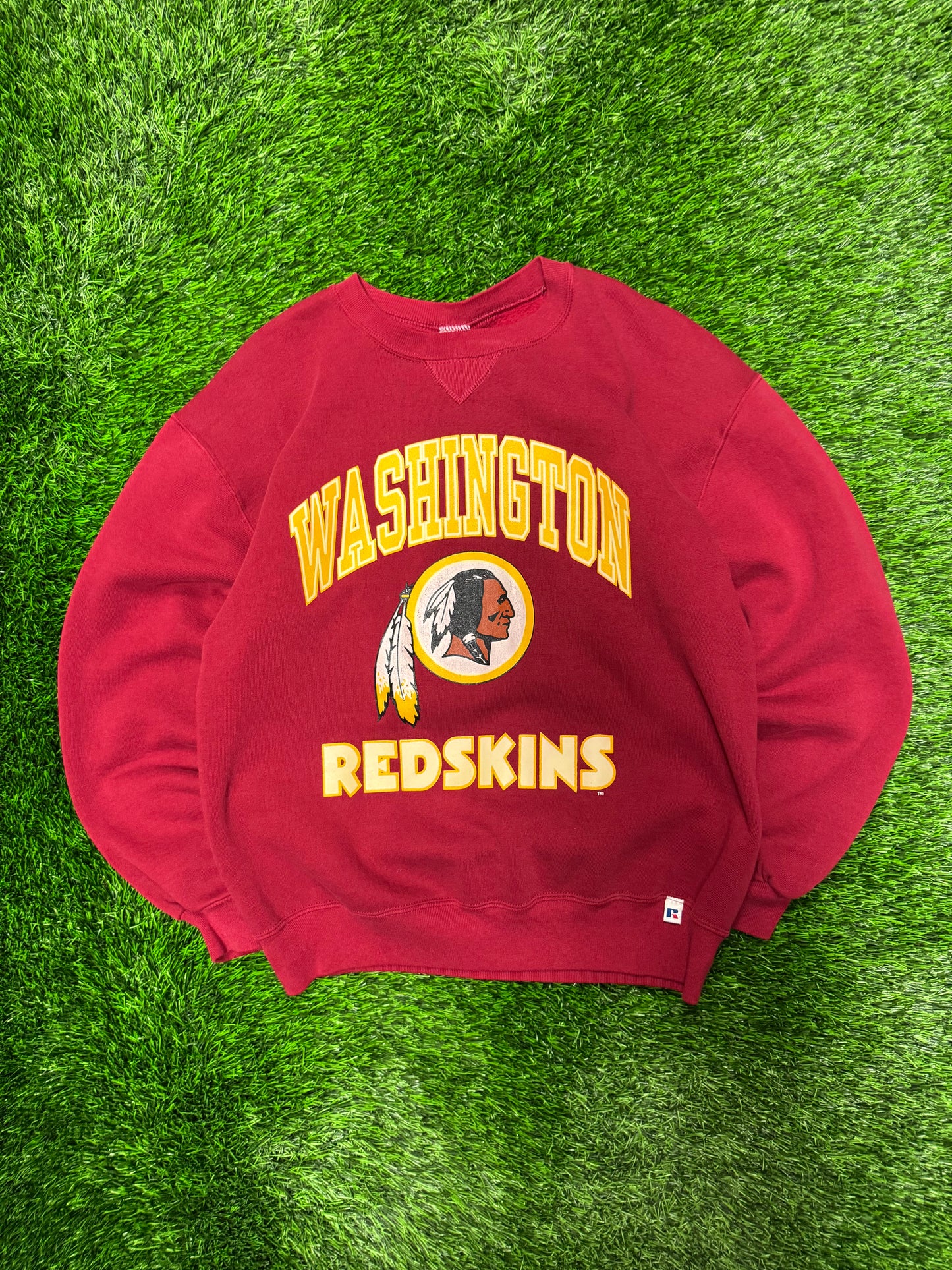 90s Washington Redskins Vintage Russell Athletics Crewneck (L)