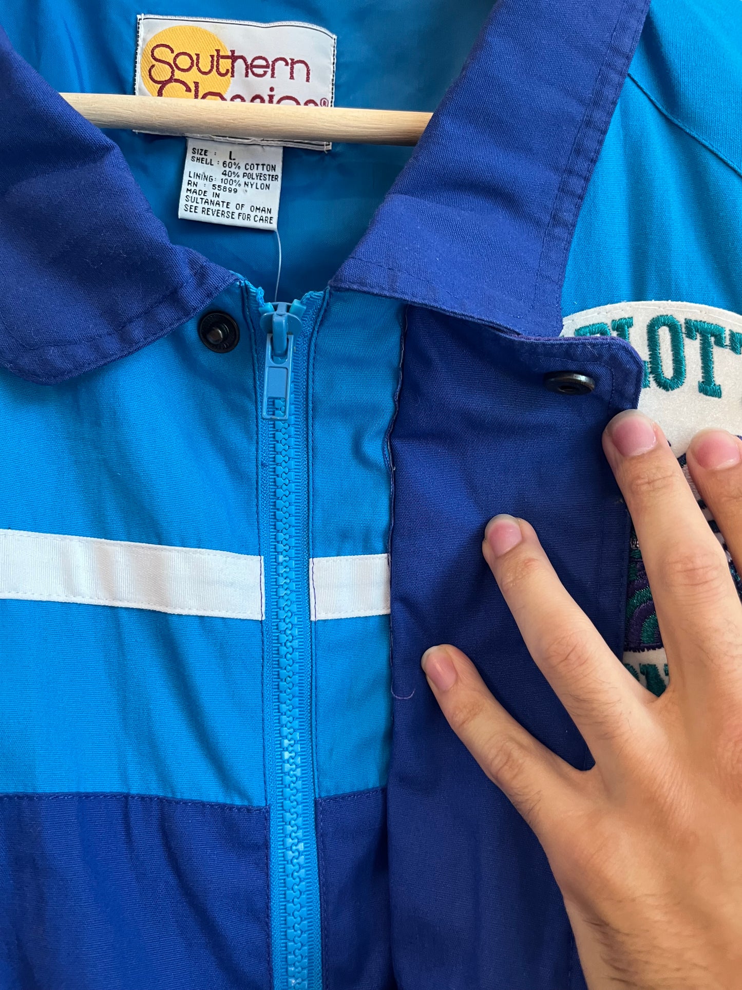 90s Charlotte Hornets Southern Classics Jacket (L)