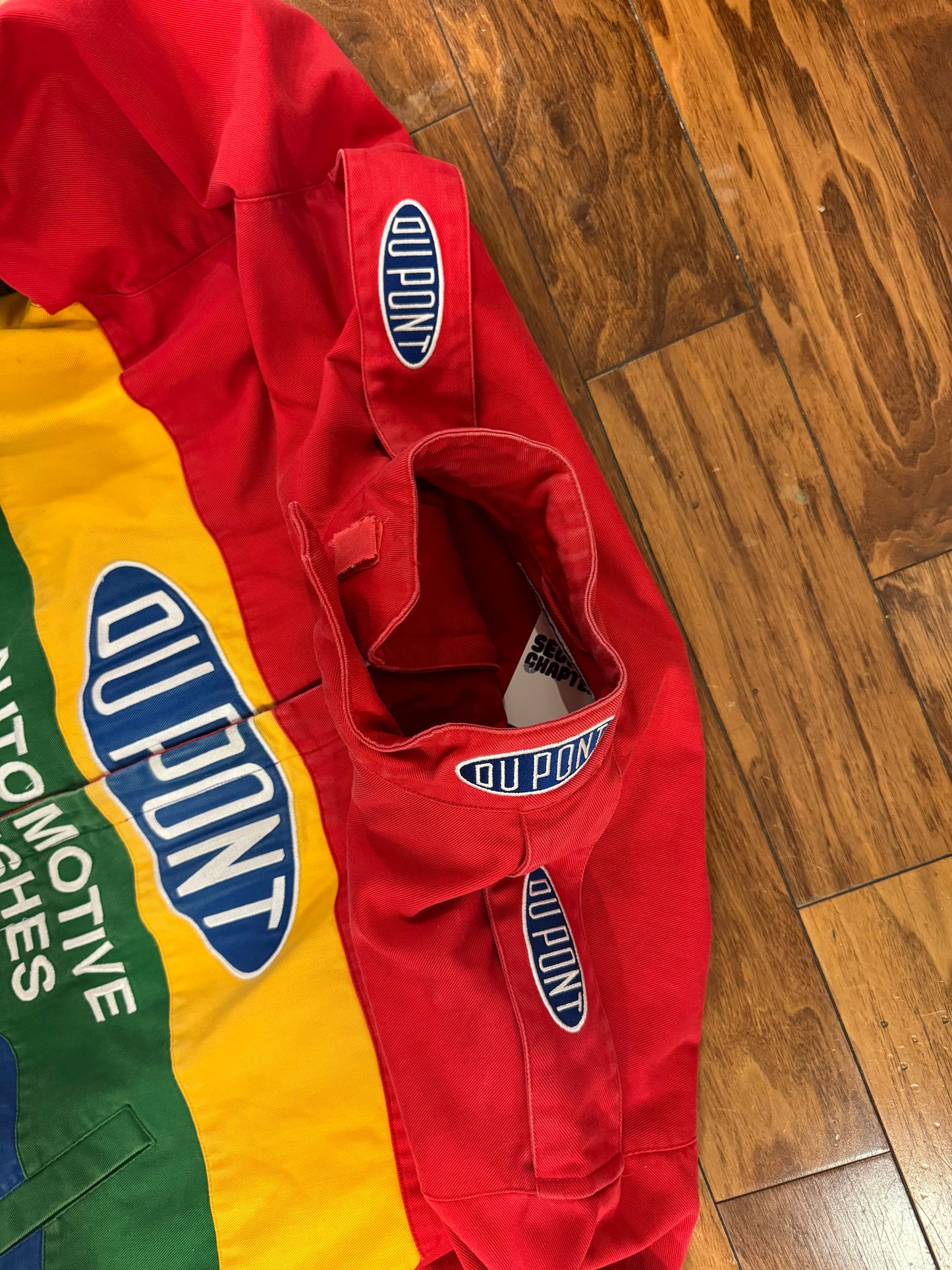 90s Dupont Jeff Gordon Vintage Rainbow Chase Authentic Racing Jacket (XL)