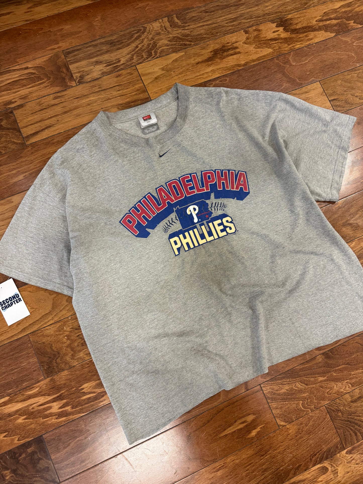 2004 Philadelphia Phillies Nike Cropped Tee (XXL)