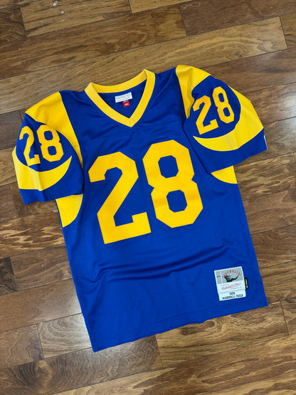 Marshall Faulk Rams Mitchell & Ness Jersey (S)