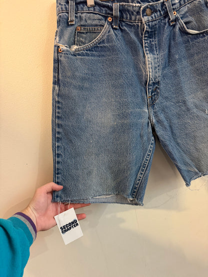 90s Levi’s 505 Orange Tab Shorts (36)