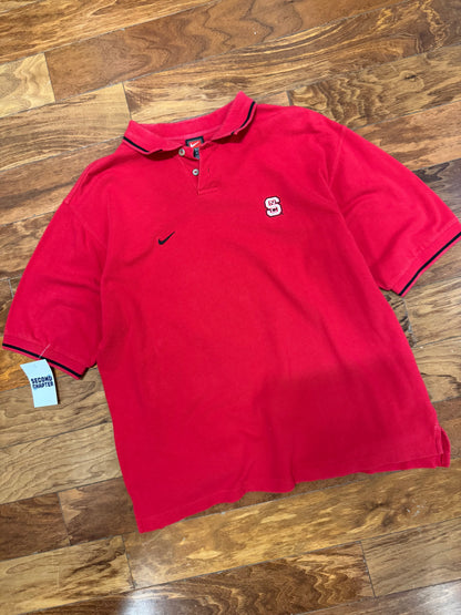 2001 NC State University (NCSU) Nike Polo Shirt (L)