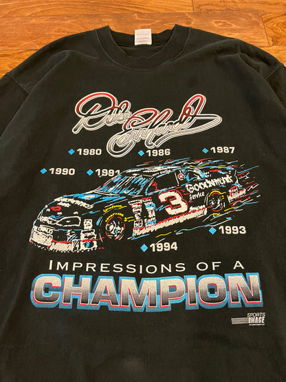 1994 Dale Earnhardt "Impressions of a Champion" Nascar Tee (XL)