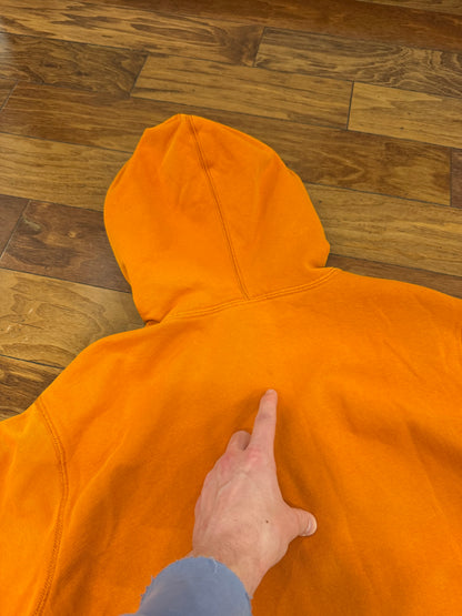 Y2K Nike Essential Orange Full Zip Hoodie (L)
