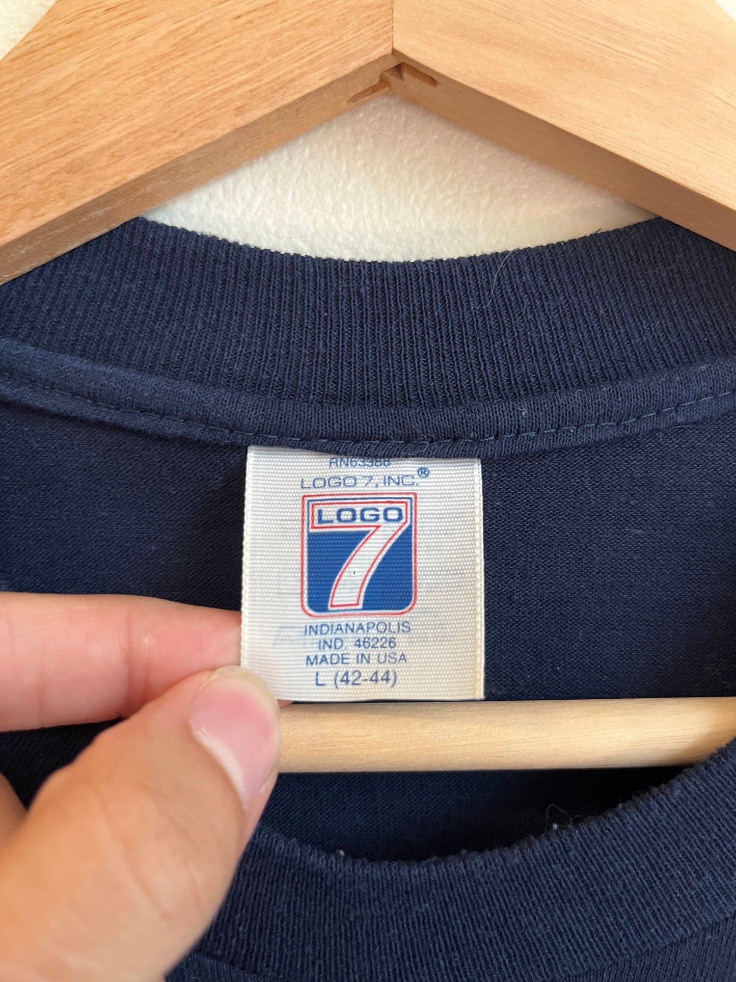 1991 Atlanta Braves Logo 7 MLB Tee (L)