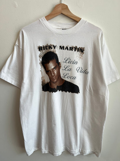 90s Ricky Martin "Livin La Vida Loca" Music Tee (XL)
