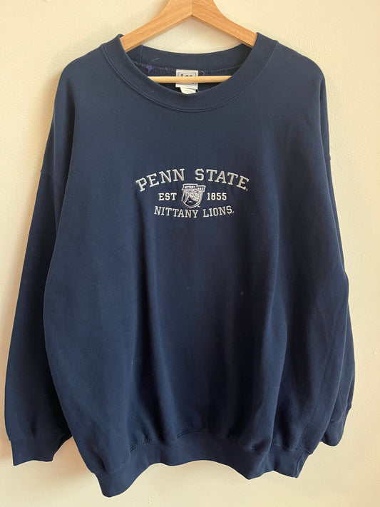 90s Penn State Embroidered Lee Crewneck (XL)