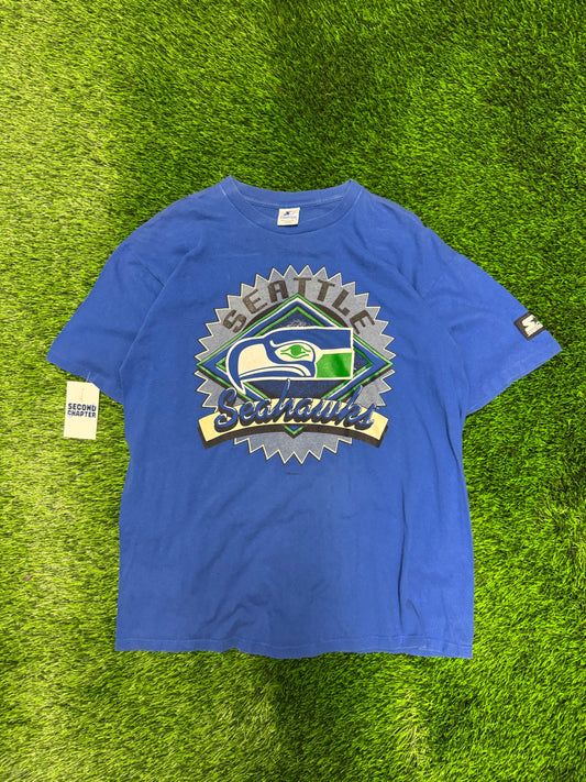 1993 Seattle Seahawks Starter Logo Tee (L)