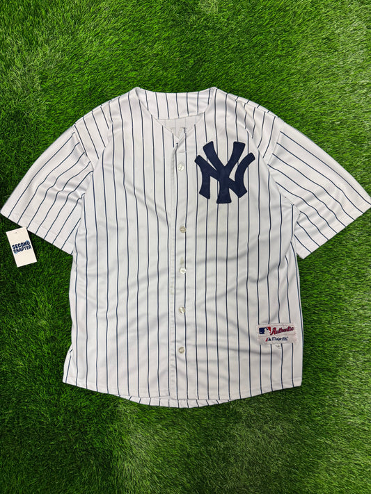 New York Yankees Randy Johnson #41 Majestic Baseball Jersey (XXL)