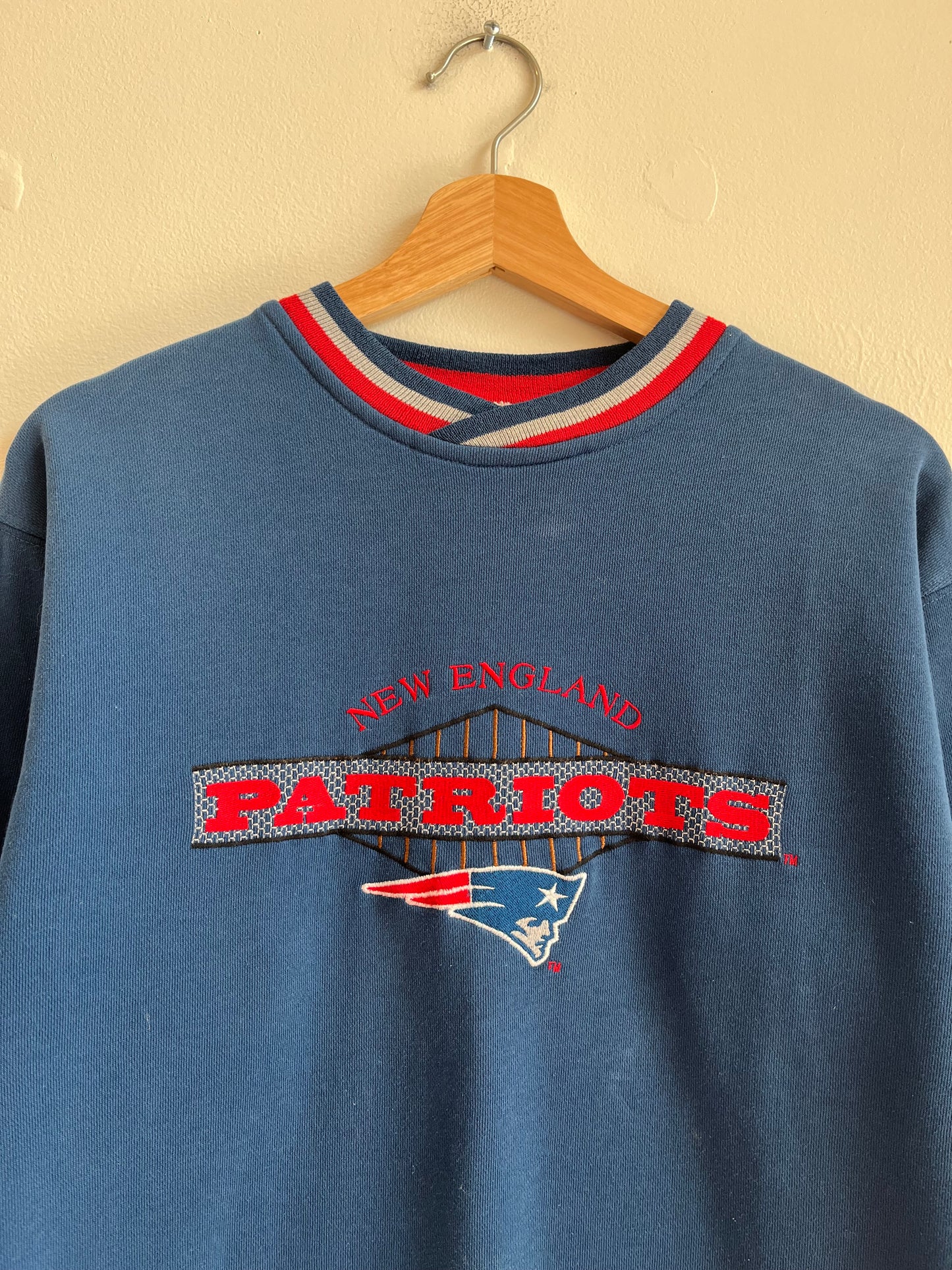 90s New England Patriots Starter Embroidered Crewneck (M)