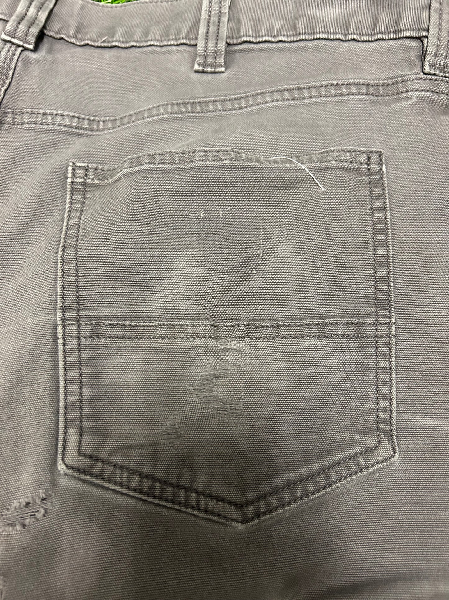 Carhartt Grey Removed Logo Workwear Pants (36 x 32)