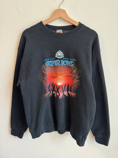 2003 San Diego NFL Buccaneers Super Bowl Crewneck (L)
