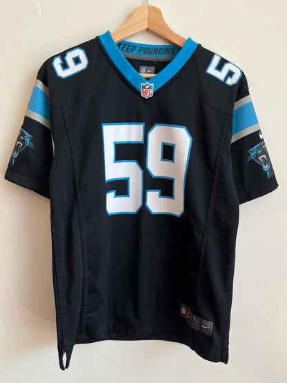 2015 Luke Kuechley Carolina Panthers Nike NFL Jersey (Youth L)