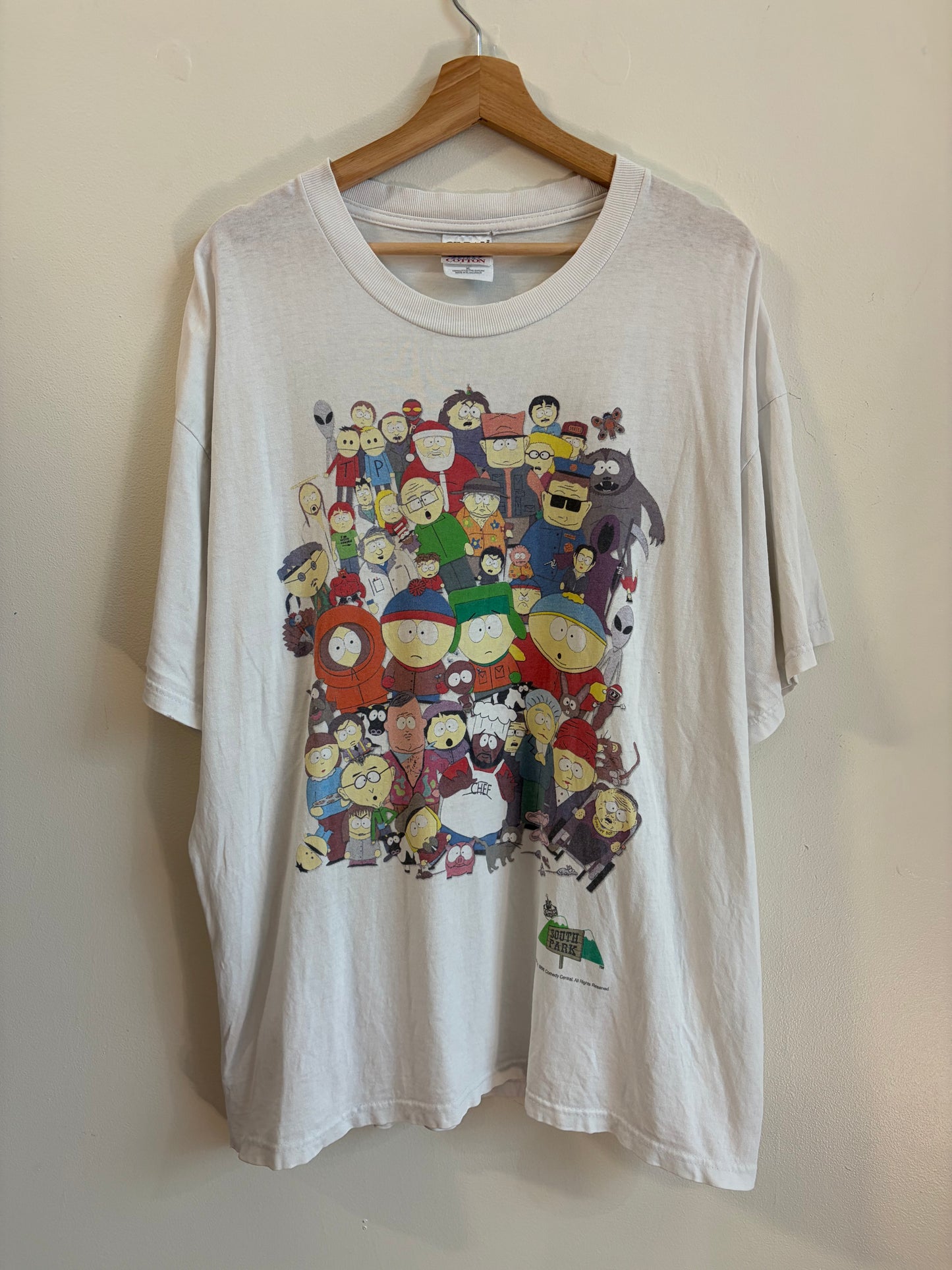 1998 South Park Characters TV Show Promo Tee (XL)