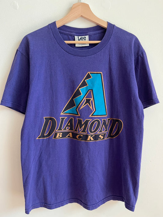 90s Arizona Diamondbacks Purple Lee MLB Tee (M)