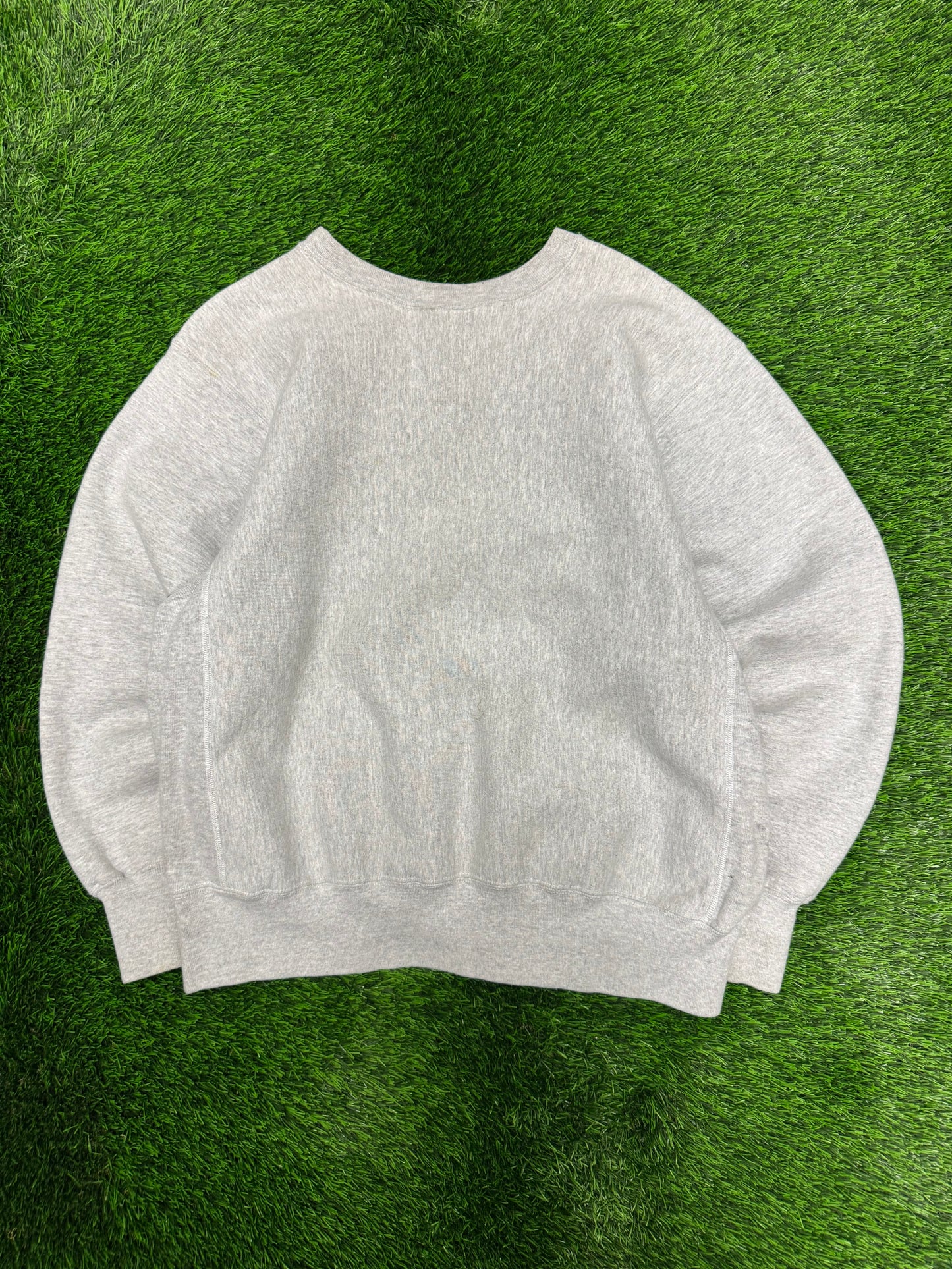 90s University of North Carolina UNC Spell Out Paint Stained Vintage Crewneck (L)
