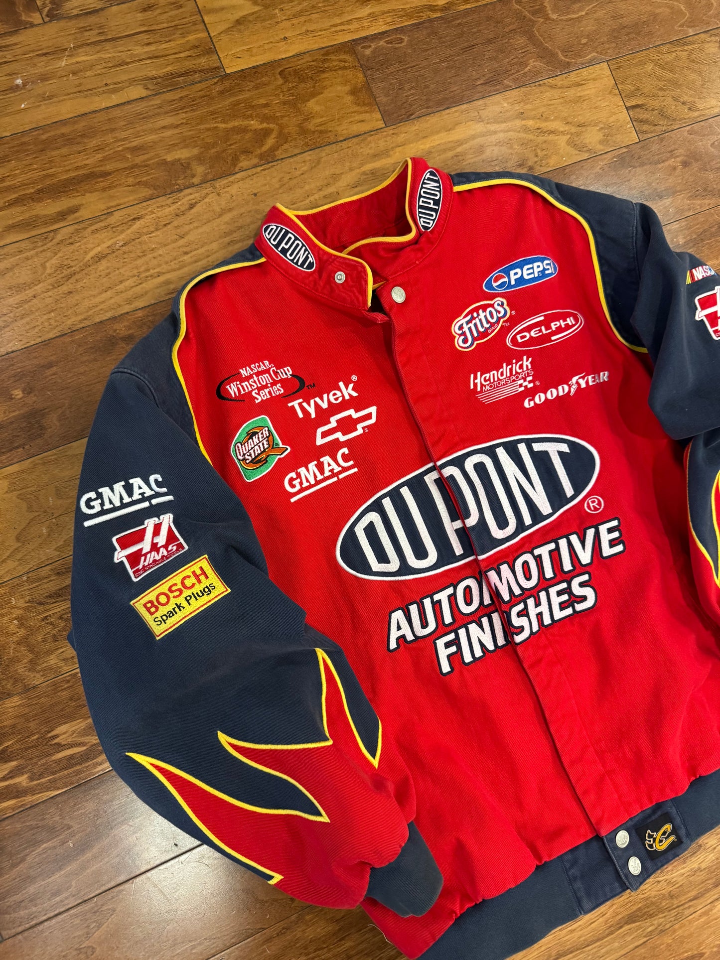 90s Nascar Dupont Flames Racing Jacket (XL)