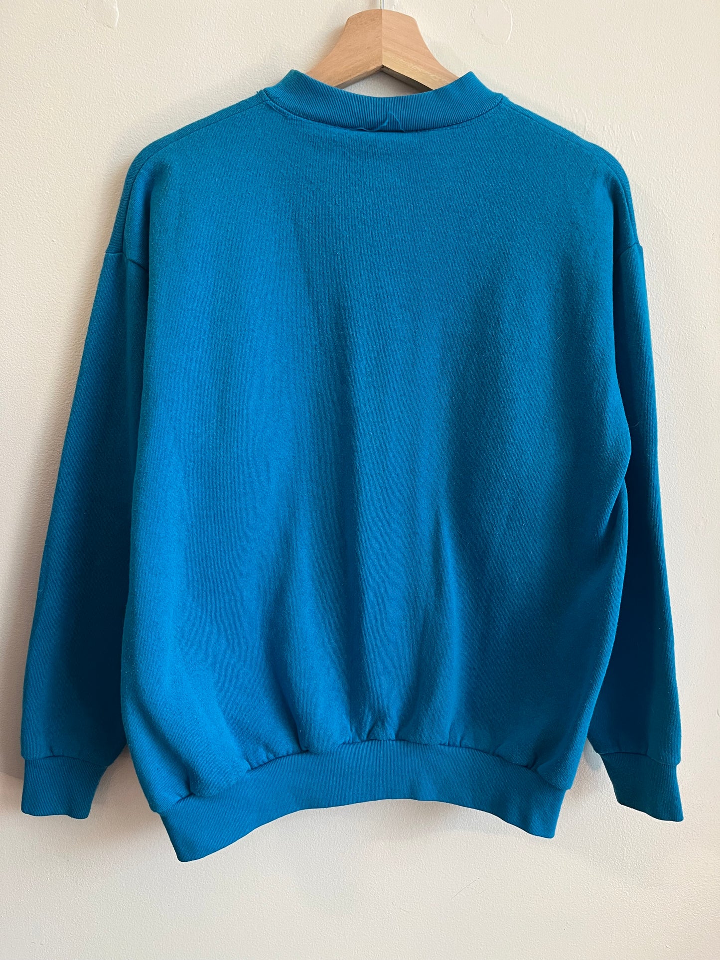 90s Carolina Panthers Logo 7 Blue Crewneck (M)
