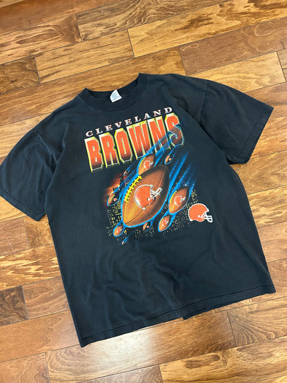 90s Cleveland Browns NFL True Fan Tee (XL)