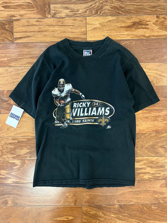 00s New Orleans Saints Ricky Williams Tee (Youth L)