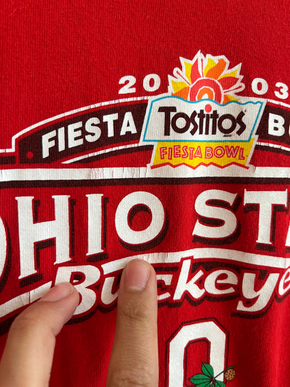 2003 Ohio State Fiesta Red Long Sleeve (L)