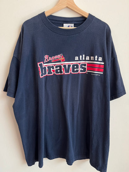 1999 Atlanta Braves Logo Athletics Tee (XXL)