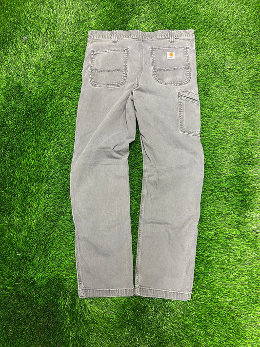 Carhartt Faded Grey Workwear Pants (34 x 32)