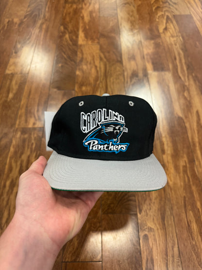 90s Carolina Panthers Two Toned Embroidered Exclusive Hat (OS)
