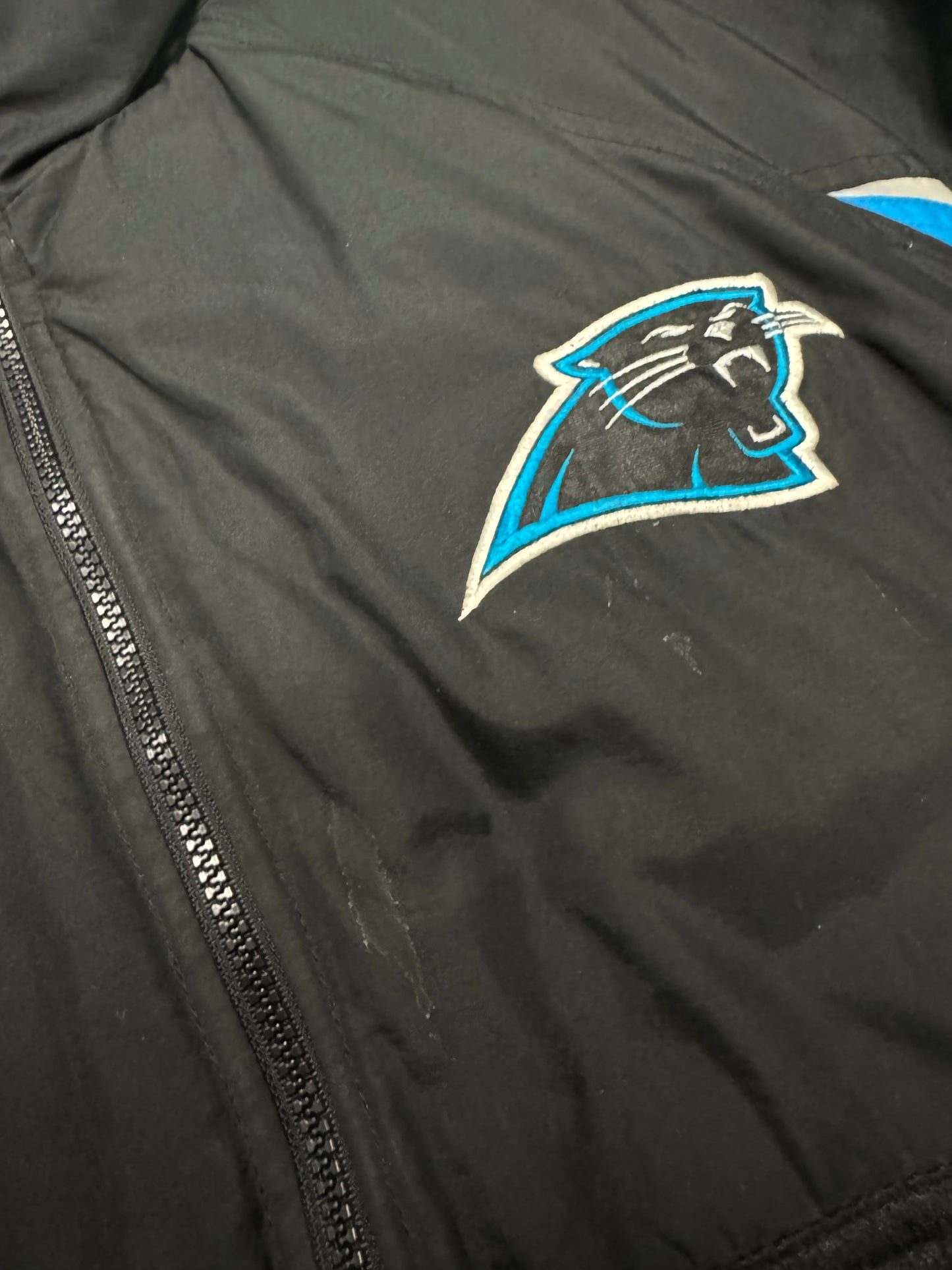 00s Carolina Panthers Game Day Puffer Jacket (L)