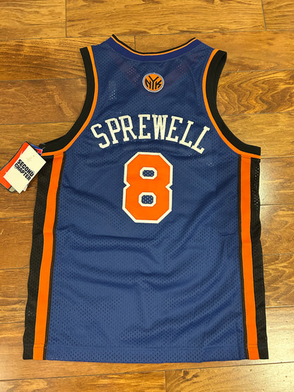 2001 New York Knicks Latrell Sprewell #8 Deadstock Nike Jersey (Youth L)