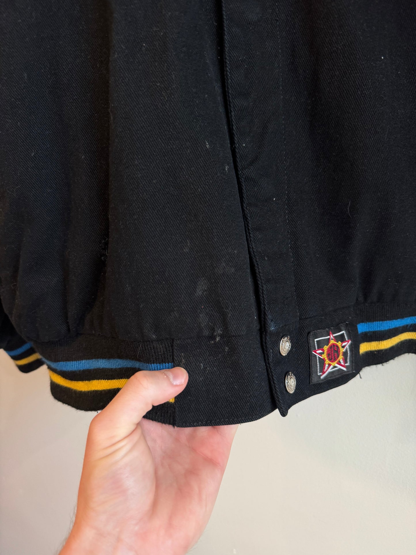 00s Golden State Warriors Jeff Hamilton Varsity Jacket (XL)