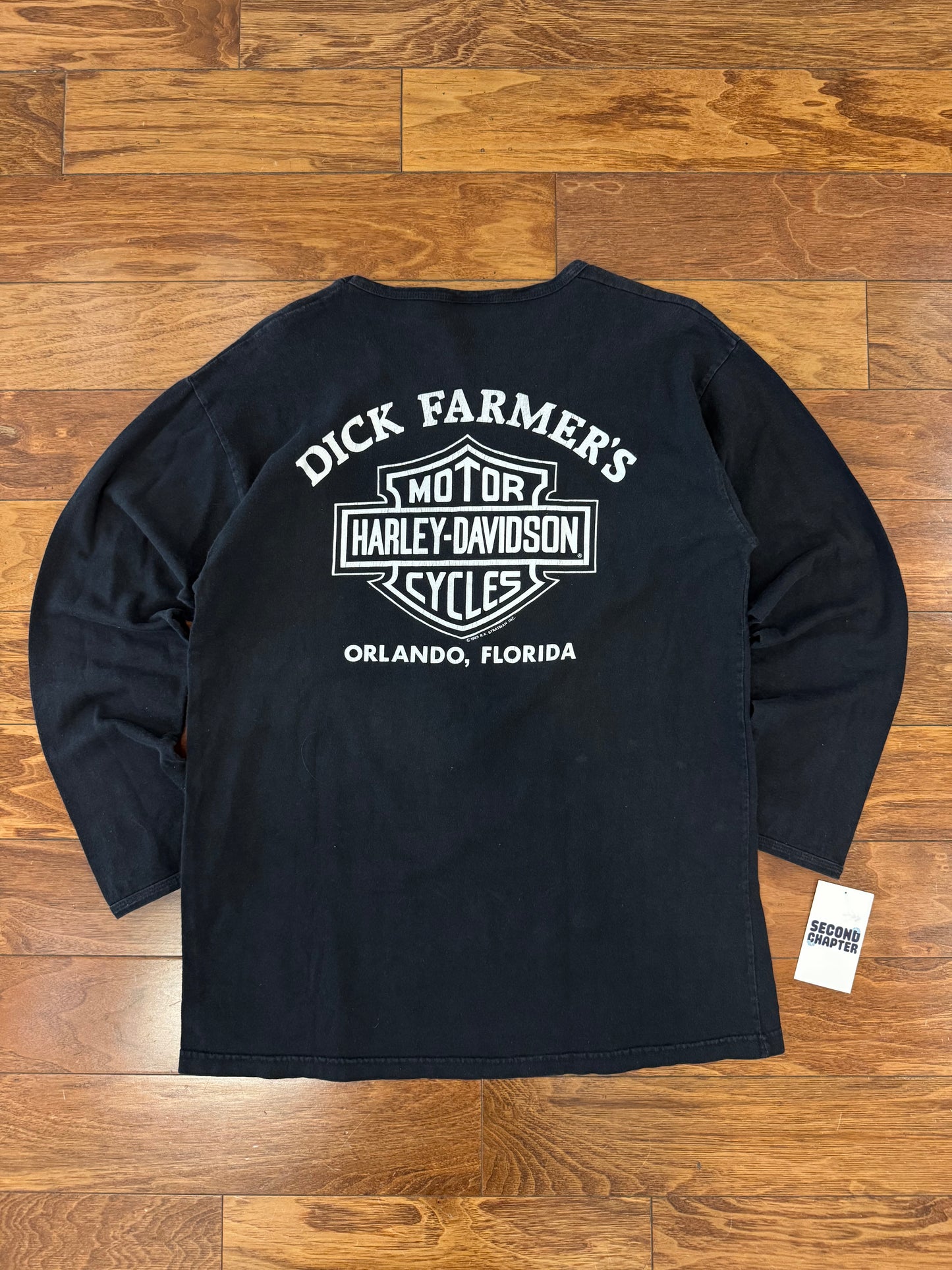 1995 Harley Davidson Women's Long-Sleeve Shirt (L)