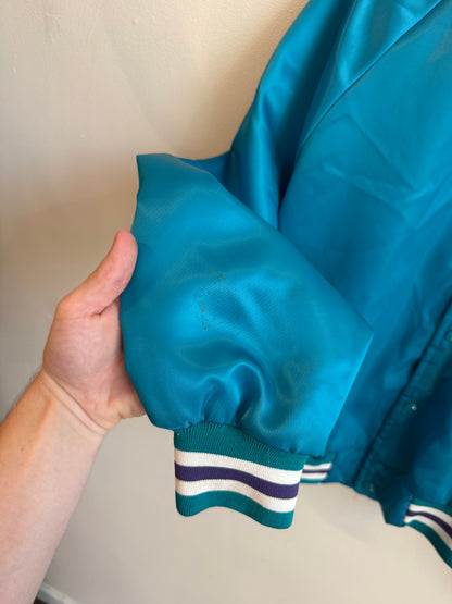 90s Charlotte Hornets NBA Chalk Line Satin (M)