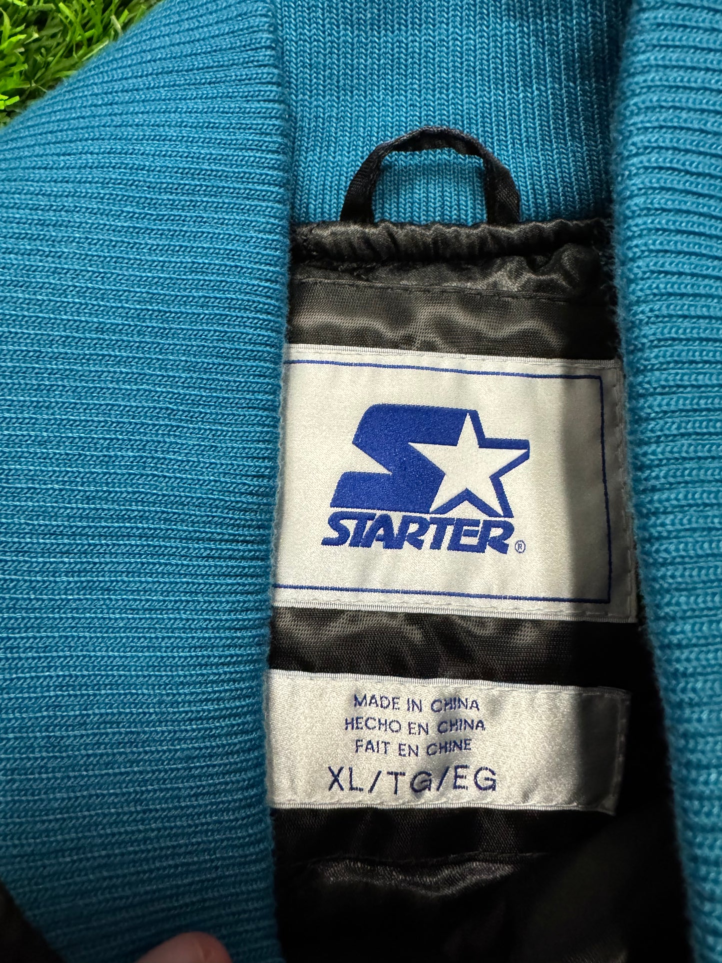 00s Jacksonville Jaguars Vintage Starter Deadstock Satin Jacket (XL)