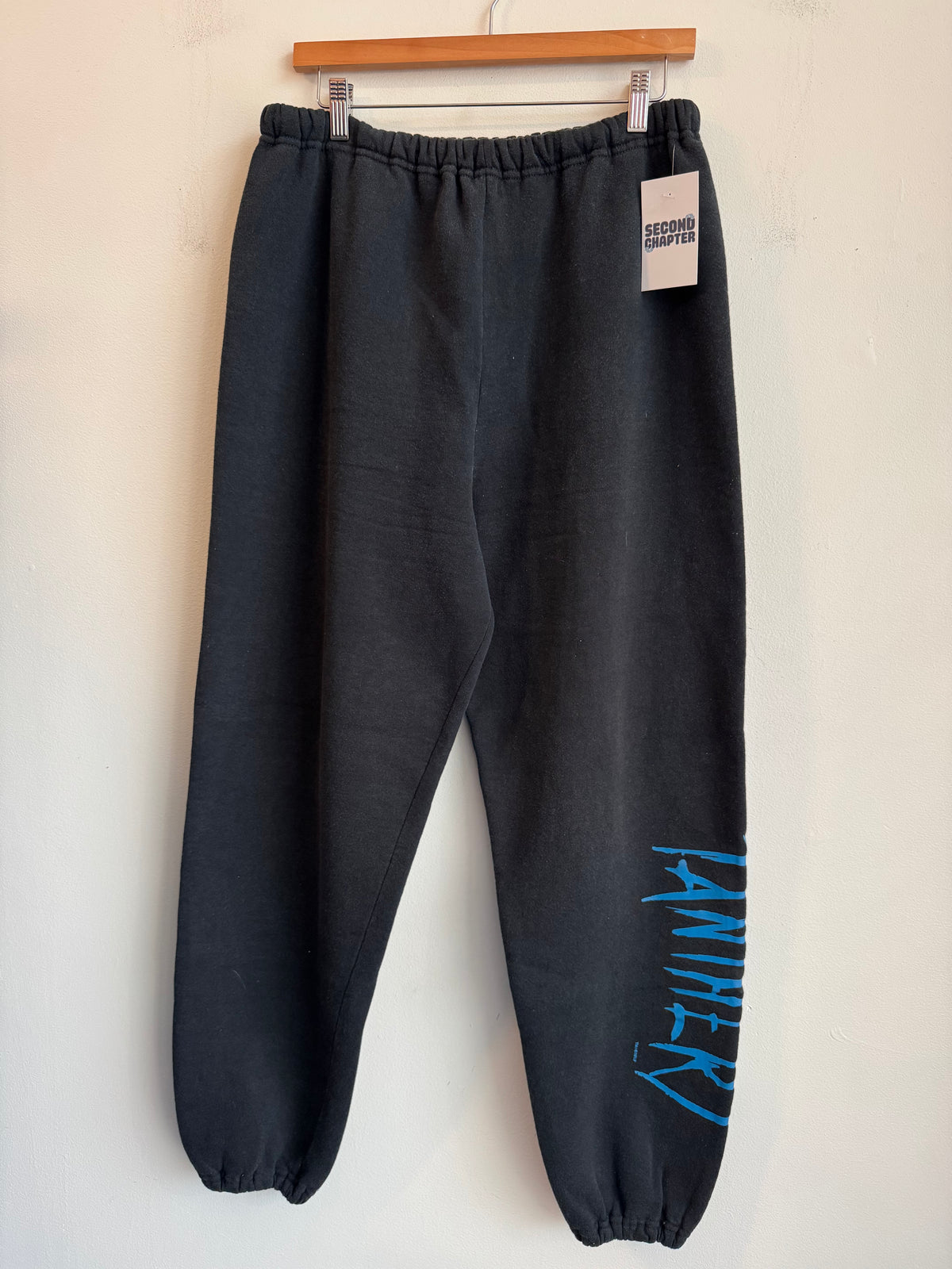 90s Carolina Panthers Cuffed Russell Sweatpants (L)