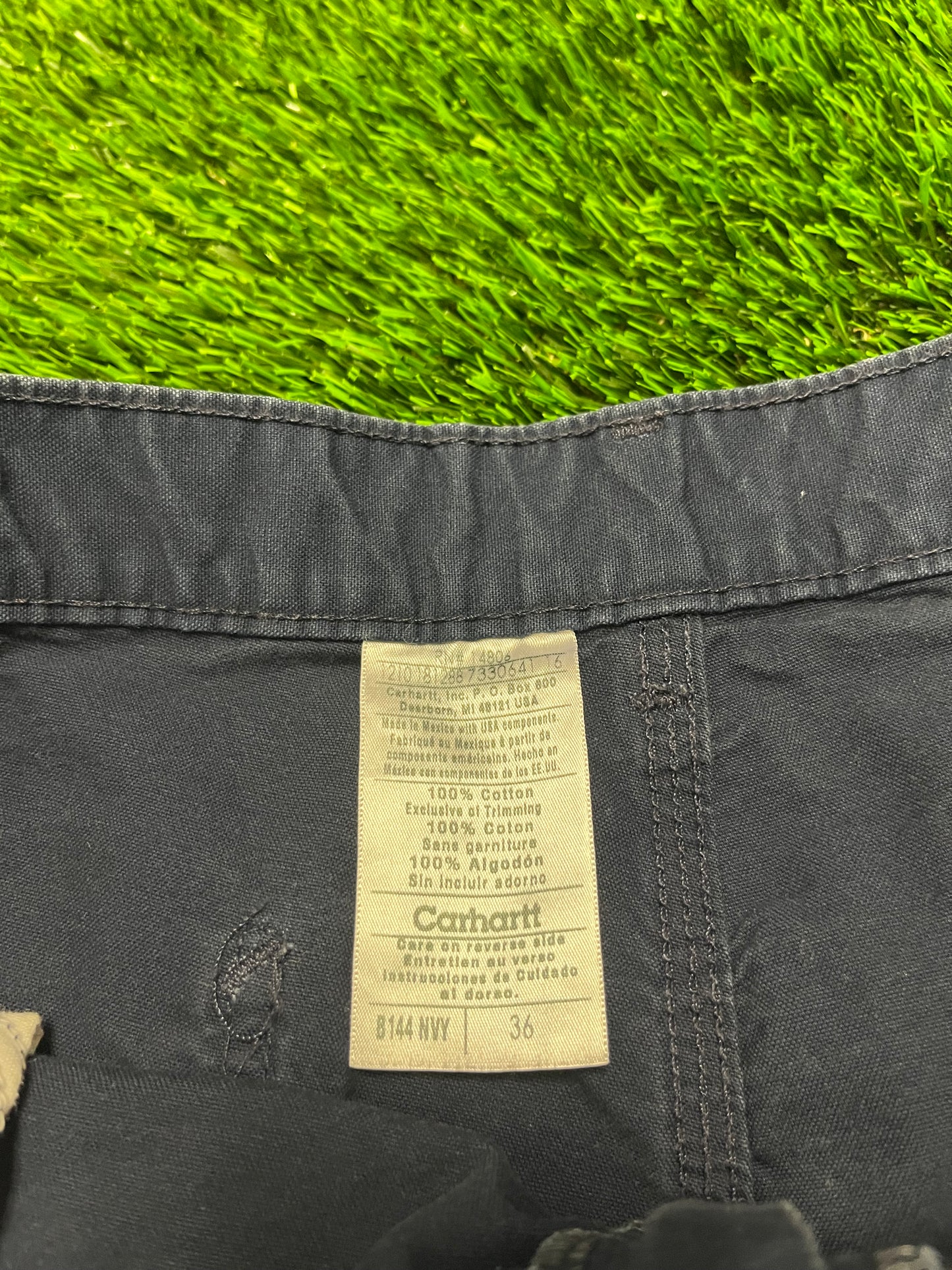 2010 Carhartt Workwear Carpenter Navy Shorts (36)