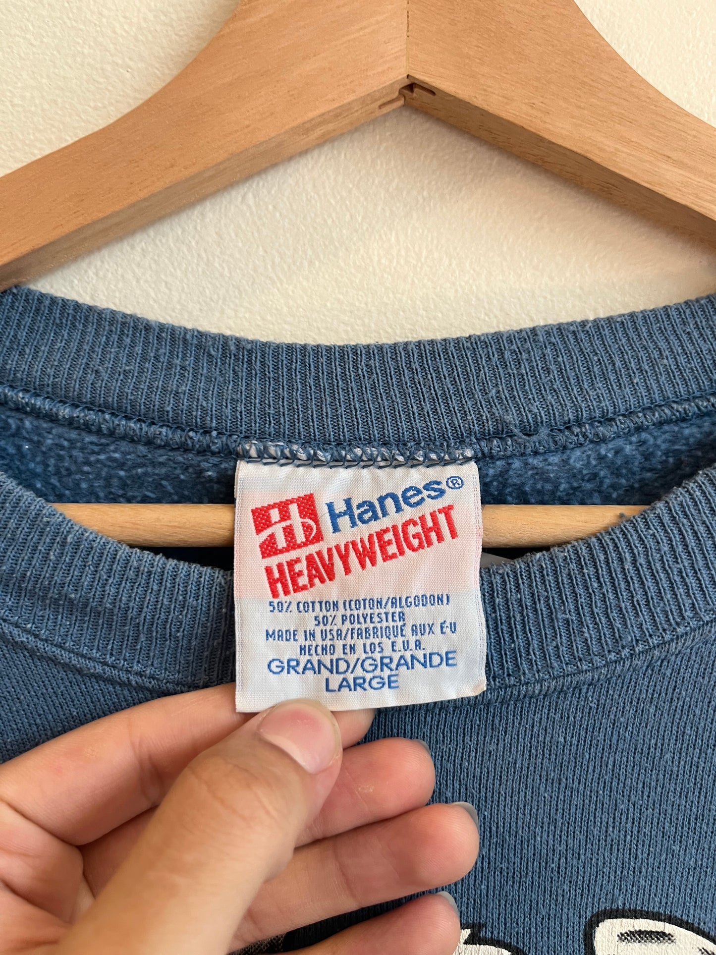 90s Harley Davidson New York Blue Crewneck (L)